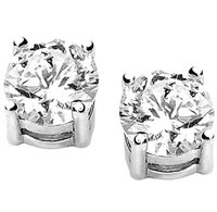 Boucles d'oreilles Comete Femme Punti Luce in Or blanc Diamante 0.60 Ct ORB686 - ORB686